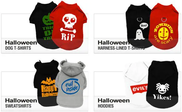 alloween dog shirts